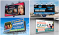 design billboard, yard sign, outdoor signage, signboard, or vinyl banner
