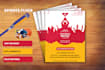 do corporate flyer, sports flyer, food flyer, event design
