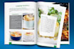 create cookbook, recipe book layout design with cover design