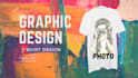 create a custom  amazing illustration graphic t shirt design