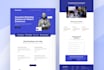 design high converting figma landing page, web UI in figma