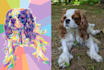draw an awesome your pet into wpap pop art portrait style