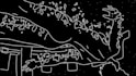 create hand drawn monochrome line art animated music video