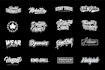 design urban streetwear clothing brand typography for t shirt logo design