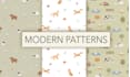 design unique seamless pattern, textile print, and packaging