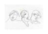 draw continuous line art portrait illustration