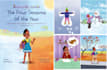 create cute african american children book illustrations