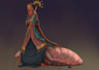 do monster and creature concept art for games or movies