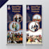 design creative roll up banners or retractable standees