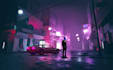 make lofi animation  high quality digital painting