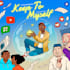 create a custom cartoon album cover illustration
