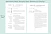design your teaching resume or cv and cover letter in google docs or ms word