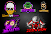 professional and creative gaming mascot logo design