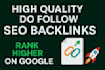 high quality do follow SEO backlinks google top ranking