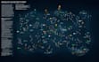 create you a galaxy map, space map, fantasy detailed map