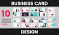create a professional double sided luxury business card design