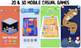 create 2d and 3d mobile game in unity or cocos creator