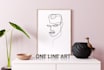draw minimalism one line drawing with my style
