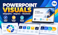 design infographics, flowcharts, miro boards, PPT slides