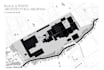 render architecture design plan, section, elevation as black and white model
