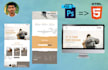 convert responsive website design,  xd, ai, psd to html