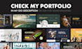 design creative and converting landing page