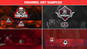 setup youtube channel logo, art, intro, outro video