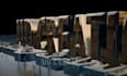 professional 3d logo and 3d text animation