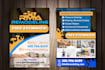 design a flyer and double site flyer