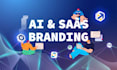 design a minimalist logo and brand identity for ai and saas