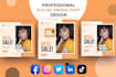 design engaging modern social media posts and posters