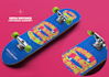 design bold and edgy wheels and skateboard for you