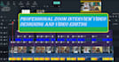 design and edit your zoom meeting video urgently