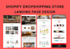 design shopify dropshipping store, clothing store and fashion store