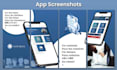 design awesome app screenshots for play store and app store