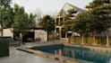 provide architectural animation  for backyard garden landscape