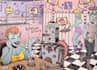 create pin up and cartoon illustrations