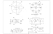 do 2d mechanical part drawings in autocad with detailed view