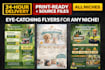 do professional flyer design, creative business flyer design