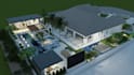 do 3d design backyard  front yard design with architecture