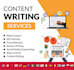write unique SEO optimized articles with keywords and images