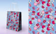 create unique vector pattern for textile, wallpaper