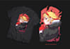 create amazing anime or cartoon t shirt design