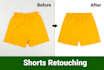 do clothes retouching wrinkle remove and ghost mannequin effect