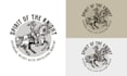 do custom amazing retro vintage hand drawn logo and illustration for you
