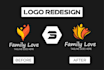 design redesign, modify, or update your logo perfectly