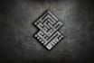 create arabic logo in kufi square kufic style