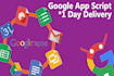 write google apps script code