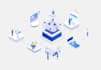 create isometric web animation using svg, lottie, and CSS