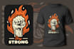 create unique graphic t shirt and typography t shirt design